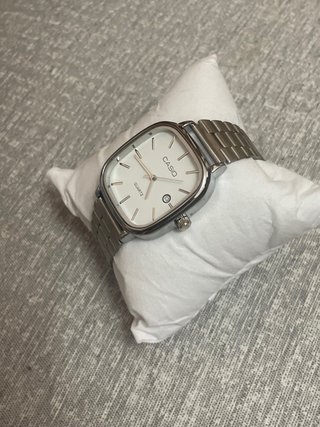 Reloj Casio Vintage Plateado y Blanco