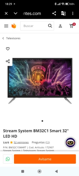 TV Stream System 32 LED HD Smart