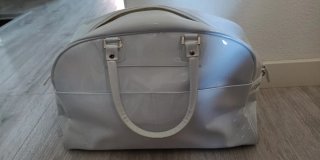 Bolsa de deporte Moroccanoil blanca