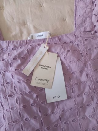 Vestido largo morado