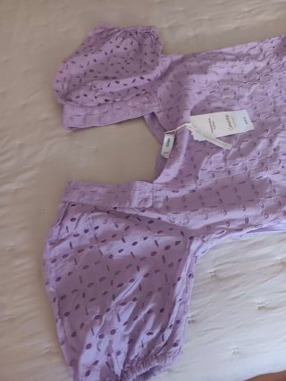 Vestido largo morado