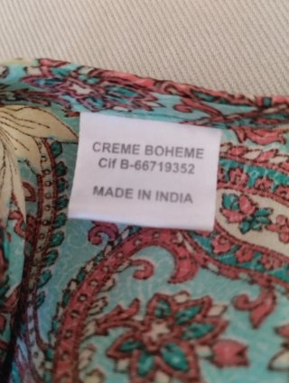 Kimono corto estampado
