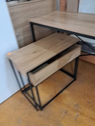 Escritorio moderno madera y metal
