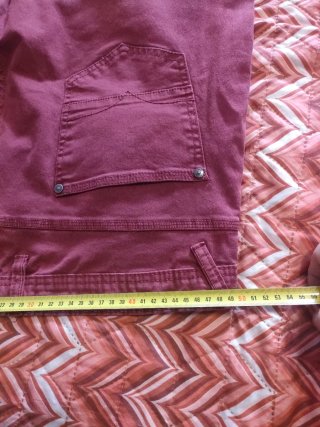 Pantaloni uomo taglia 54 Cotton Silk bordeaux