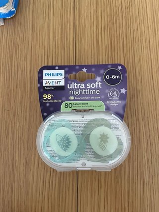 Chupetes Philips Avent 0-6m Nocturnos