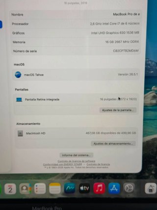 MacBook Pro 16" 2019 i7 16GB RAM 512 GB SSD