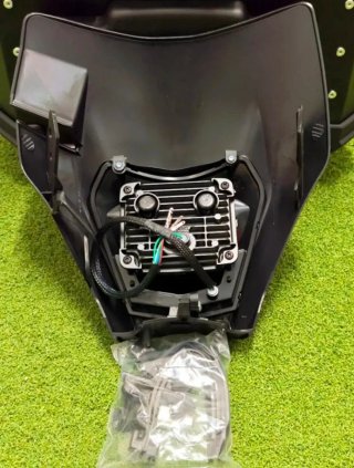 Careta KTM Faro LED Negra Homologado