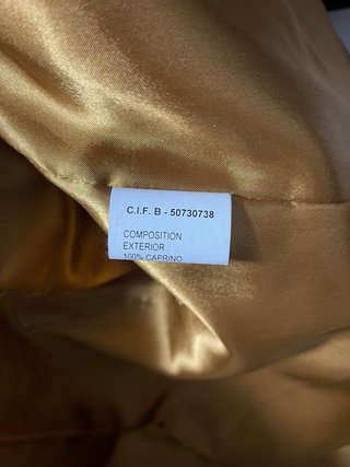 Chaqueta de ante marrón