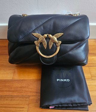 Borsa Pinko Mini Love Bag Puff Nera