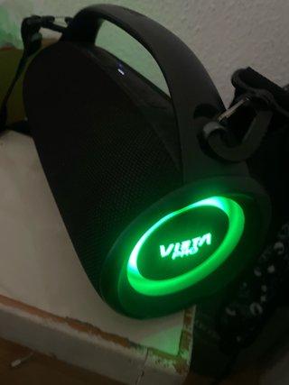 Altavoz Portátil Vieta Pro Negro y Rojo