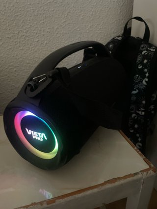 Altavoz Portátil Vieta Pro Negro y Rojo