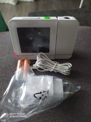 Despertador Proyector LED Blanco