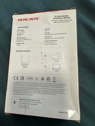 Adaptador USB WiFi N150 MERCUSYS
