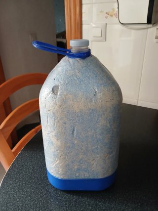 Garrafa térmica de poliestireno