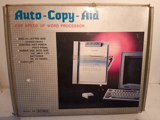 Auto-Copy-Aid para procesador de palabras