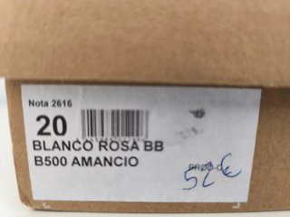 Zapatillas Titanitos Blanco Rosa Talla 20