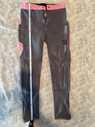 Mallas Hípica Niña Decathlon Gris/Rosa Talla L