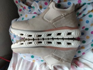 Skechers Mujer Talla 39 Beige/Rosa