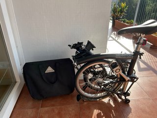 Bicicleta Brompton en color Negro