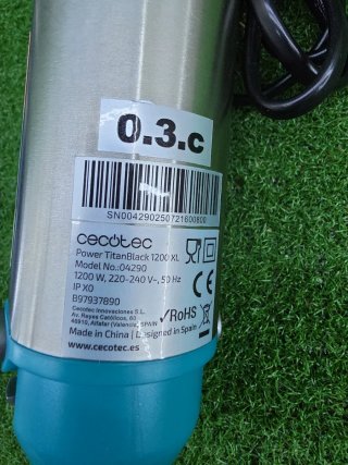 Cecotec Batidora Power TitanBlack 1200 XL