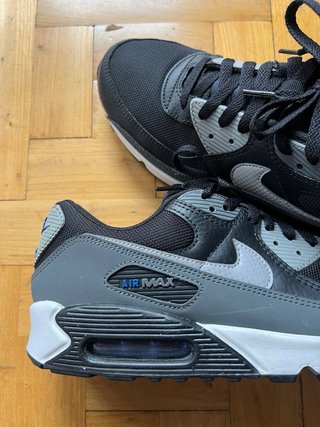 Nike Air Max 90 Talla 45.5 Negro Gris