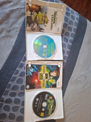 2 Juegos Wii: Shrek Tercero y Ben 10