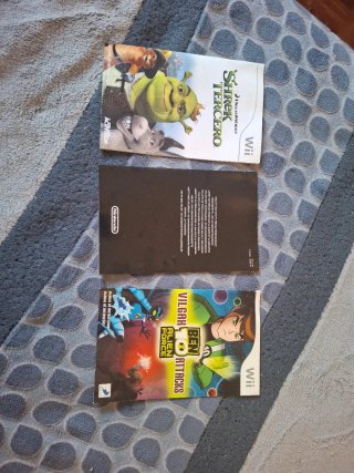 2 Juegos Wii: Shrek Tercero y Ben 10