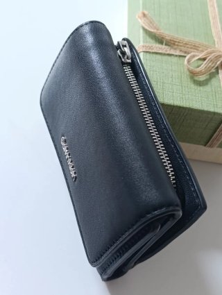 Billetero Piel Calvin Klein Negro Hombre