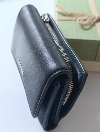 Billetero Piel Calvin Klein Negro Hombre