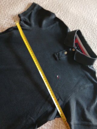 Polo Tommy Hilfiger verde manga corta