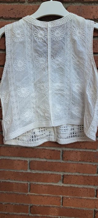 Chaleco Boho Ganchillo Talla Única