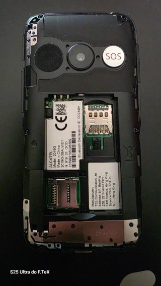 Alcatel 2019G - Telefone Preto