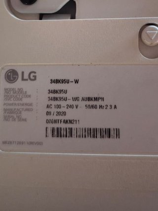 Monitor LG 5K UltraWide 34" IPS LED 5K34WK95U-W
