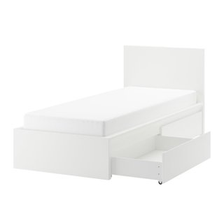 Cama Ikea Malm + Colchón