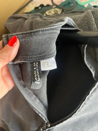 Vestido vaquero H&M gris