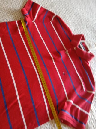 Polo Tommy Hilfiger Talla S Rayas