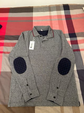 Polo SUN68 Bambino 14 anni Grigio Nuovo