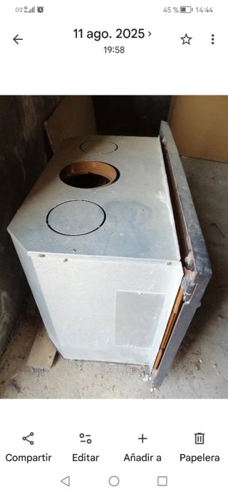 Chimenea Jøtul Noruega Mod. 20 Hierro Fundido