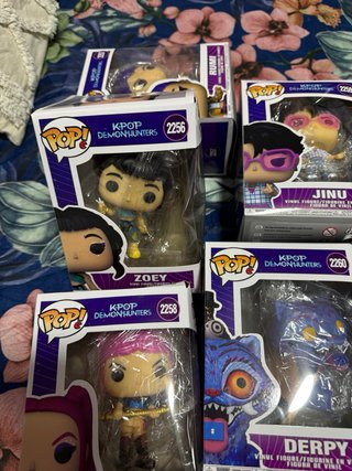 Lote 6 Figuras Funko Pop Kpop Demonhunters