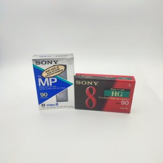 Pack 2 cintas Sony 8mm precintadas