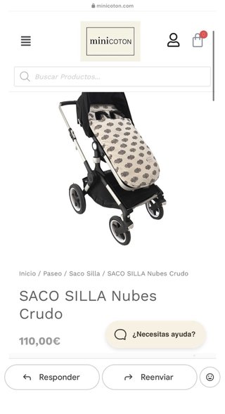 Saco Minicoton Nubes