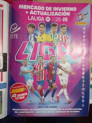 Colección LIGA 2025-26: 3 cromos de invierno
