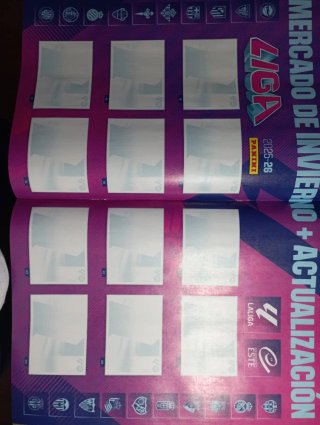 Colección LIGA 2025-26: 3 cromos de invierno