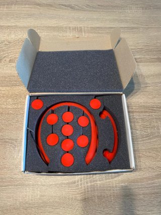 Lobster Squid Freediving Neck Weight Rojo