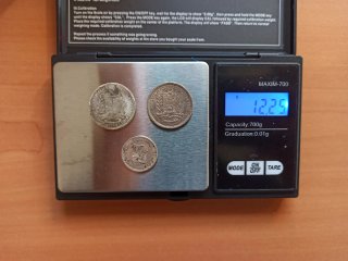 62.5 gr Monedas Plata 835 Varios Países