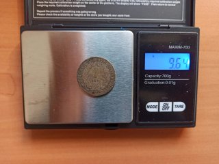 62.5 gr Monedas Plata 835 Varios Países