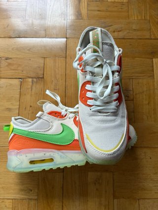 Nike Air Max 90 Terrascape T42 Beige Naranja Verde