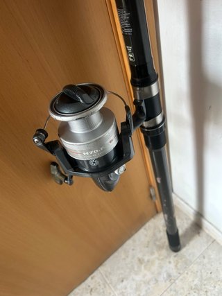 Caña de pesca + carrete Mas cosas en mi perfil