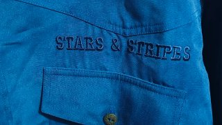 Camisa Western T-S Azul Aguado Águila