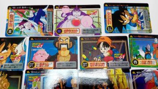Lote 19 Cartas Dragon Ball GT Cardass Japonesas